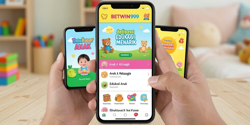 Antarmuka aplikasi BETWIN999 yang menarik dan edukatif.