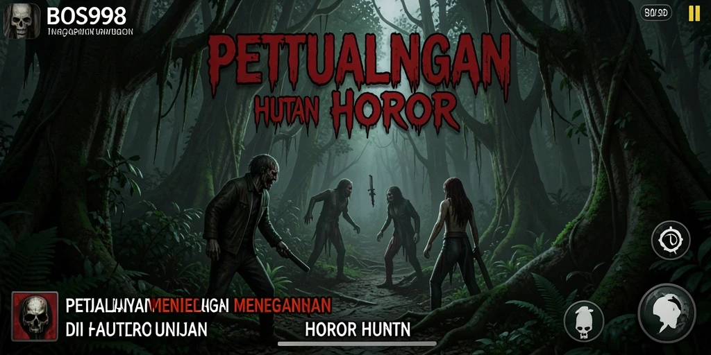 Tampilan antarmuka horor yang menakutkan dalam BOS898.