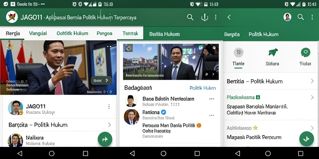 Tampilan antarmuka aplikasi JAGO11 yang modern dan informatif.