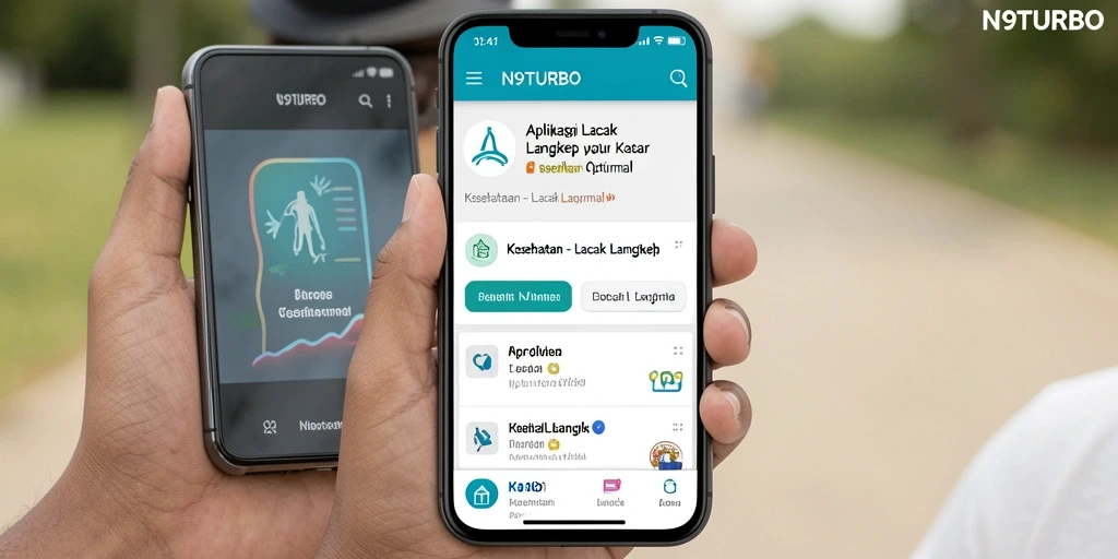 Antarmuka N9TURBO menunjukkan statistik lacak langkah yang jelas.