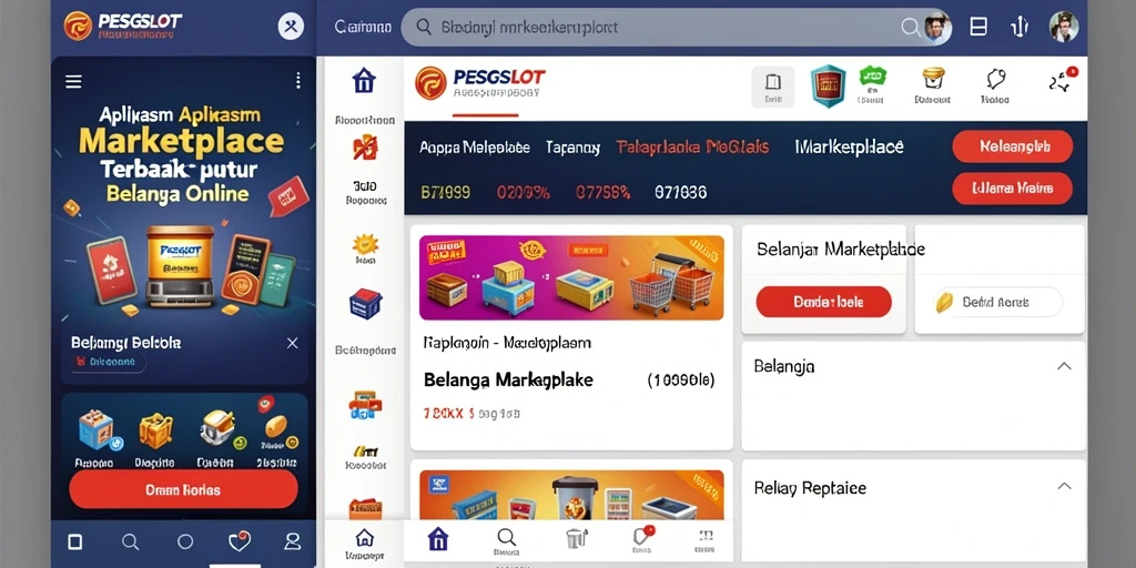 Tampilan antarmuka PESGSLOT yang modern dan penggunaannya yang mudah.