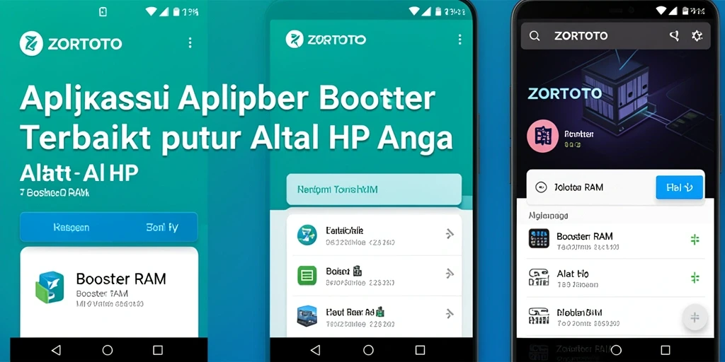Tampilan antarmuka ZORTOTO yang intuitif dan user-friendly.
